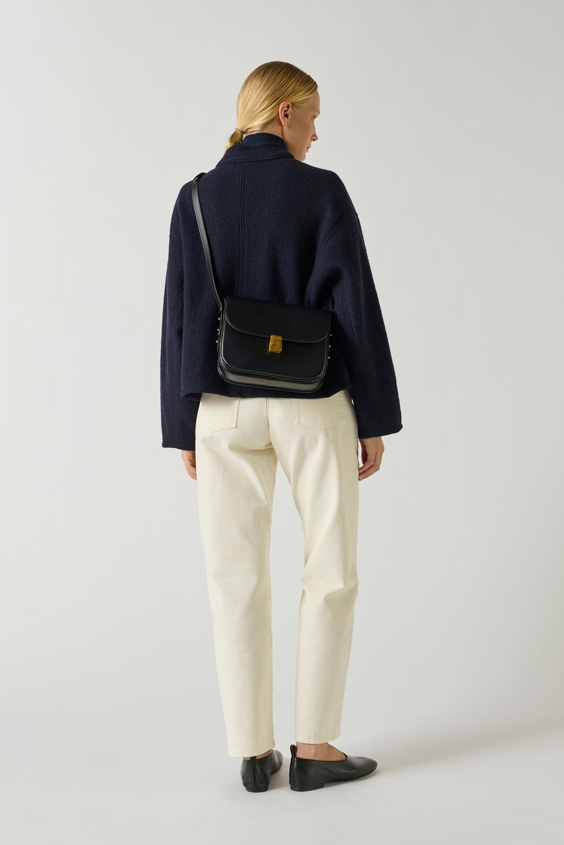 Sac Bellissima Maxi - Noir - Cuir - Femme