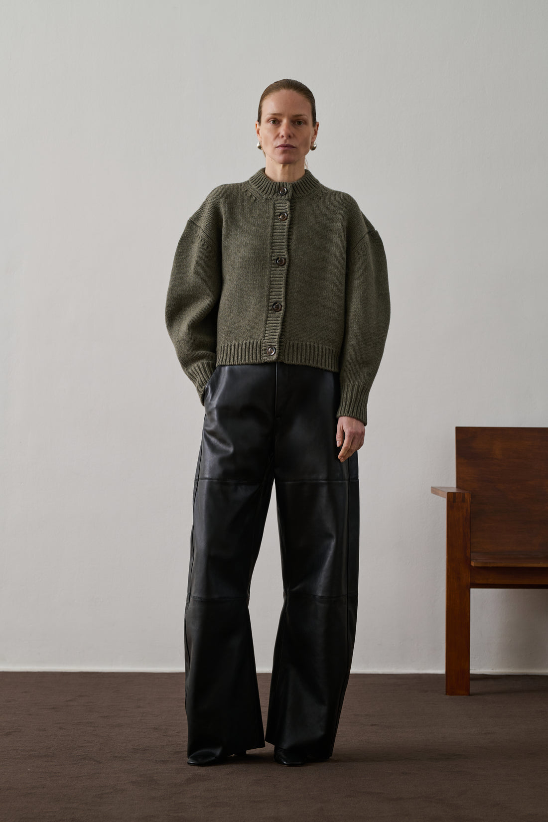 Cardigan Leonard - Gris Chiné - Laine - Femme