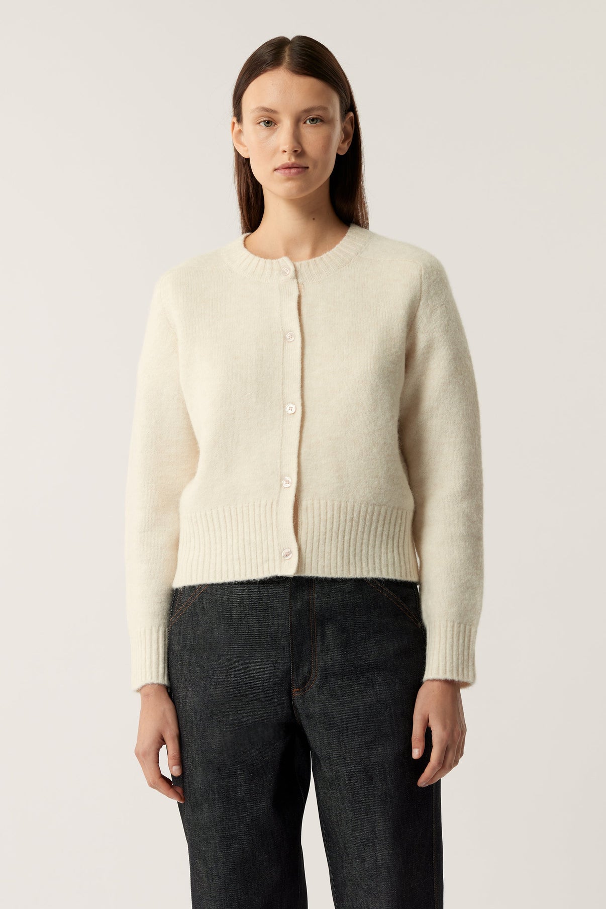 LYNE OFF-WHITE SWEATER vue 1